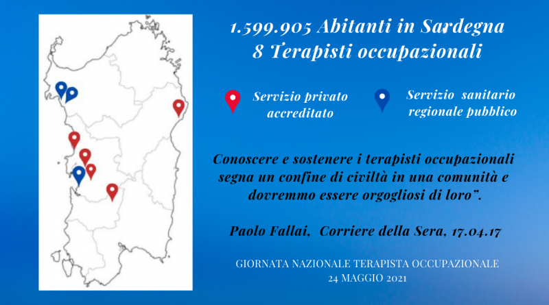 Localizzazione dei terapisti occupazionali in Sardegna