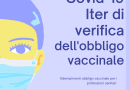 Iter di verifica dell’adempimento all’obbligo vaccinale per i professionisti sanitari